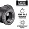 Stz STZ Industries 1/2 in. FIP each X 1/2 in. D FIP Black Iron 90 Degree Elbow 312 E90-12-2 - alternate 2